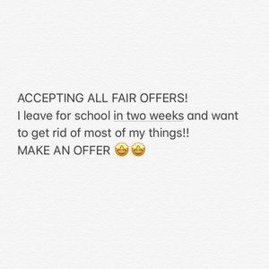 make offers🤗🤩